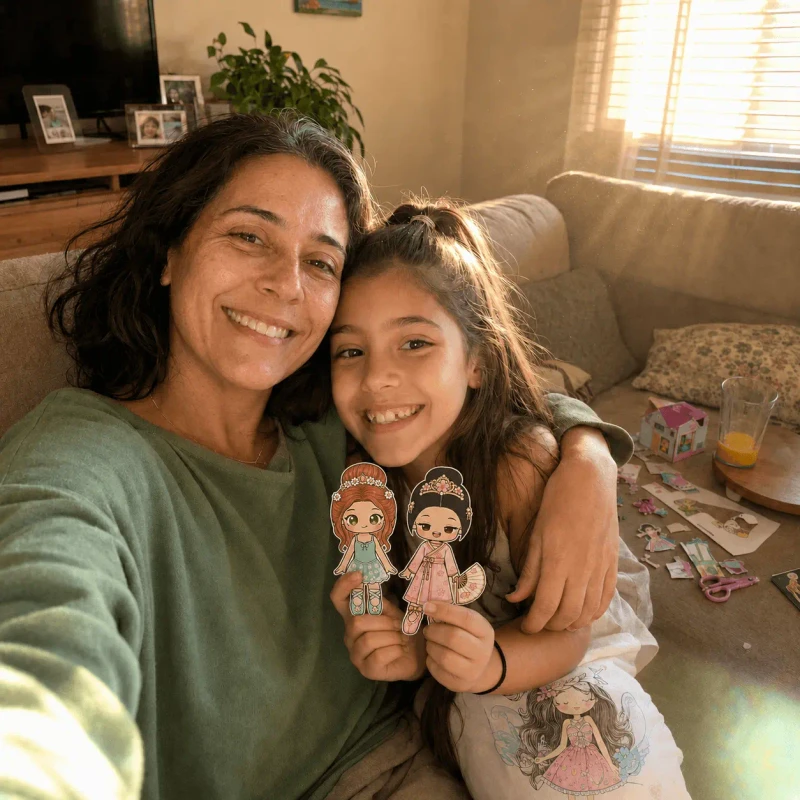 Mãe e filha brincando 2