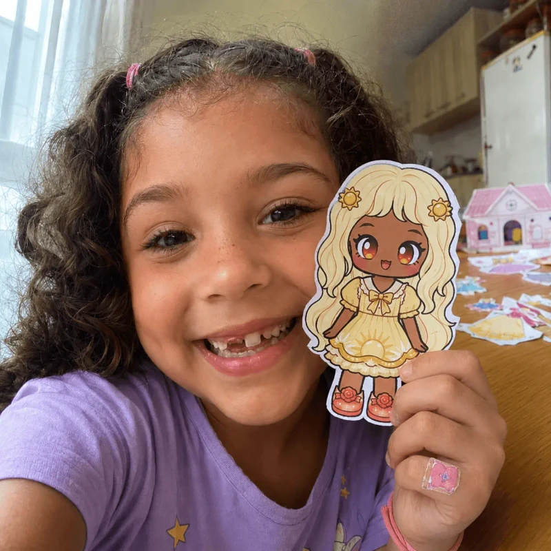 Mãe e filha brincando 3